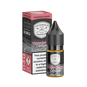 Strawberry Delight E-liquid By Cotswold Vapour 3 for £10