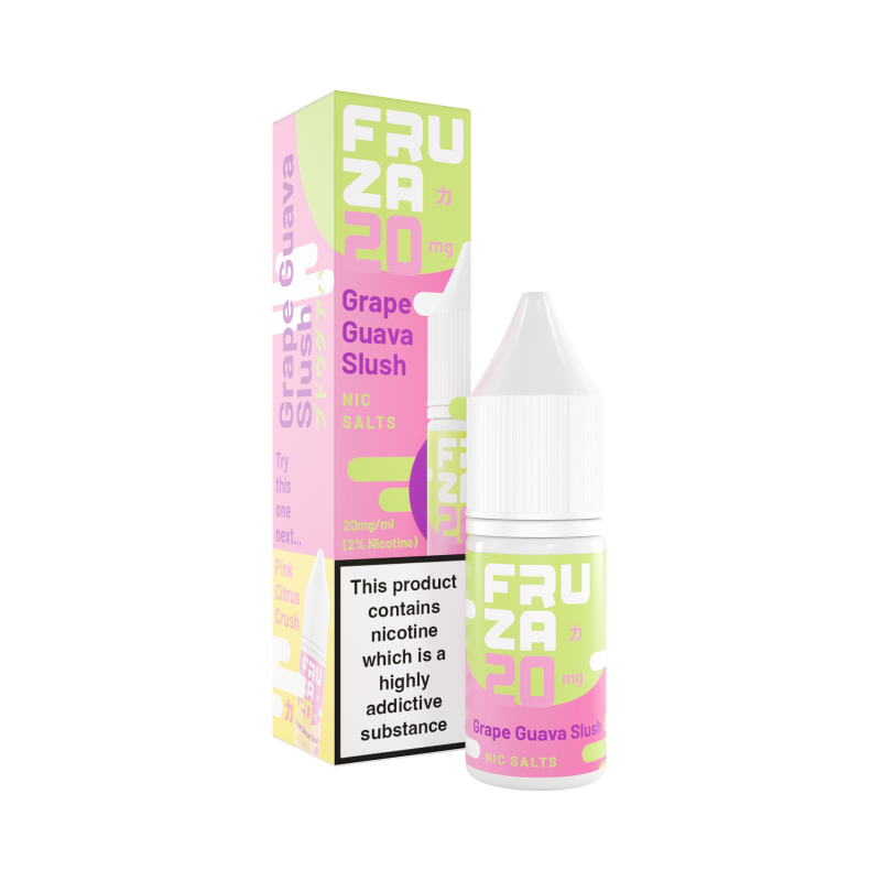 Grape Guava Slush Nic Salt E-Liquid by Fruza - 5 for £10