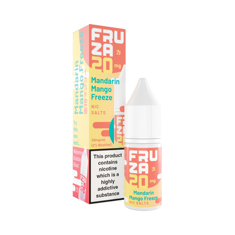 Mandarin Mango Freeze Nic Salt E-Liquid by Fruza - 5 for £10