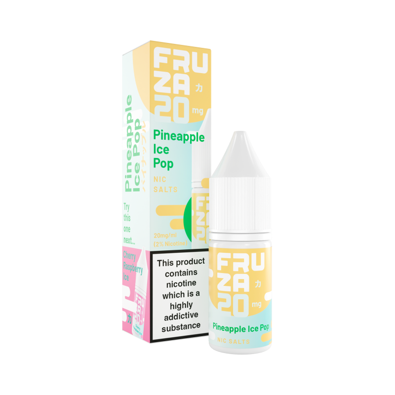 Pineapple Ice Pop Nic Salt E-Liquid by Fruza - 5 for £10