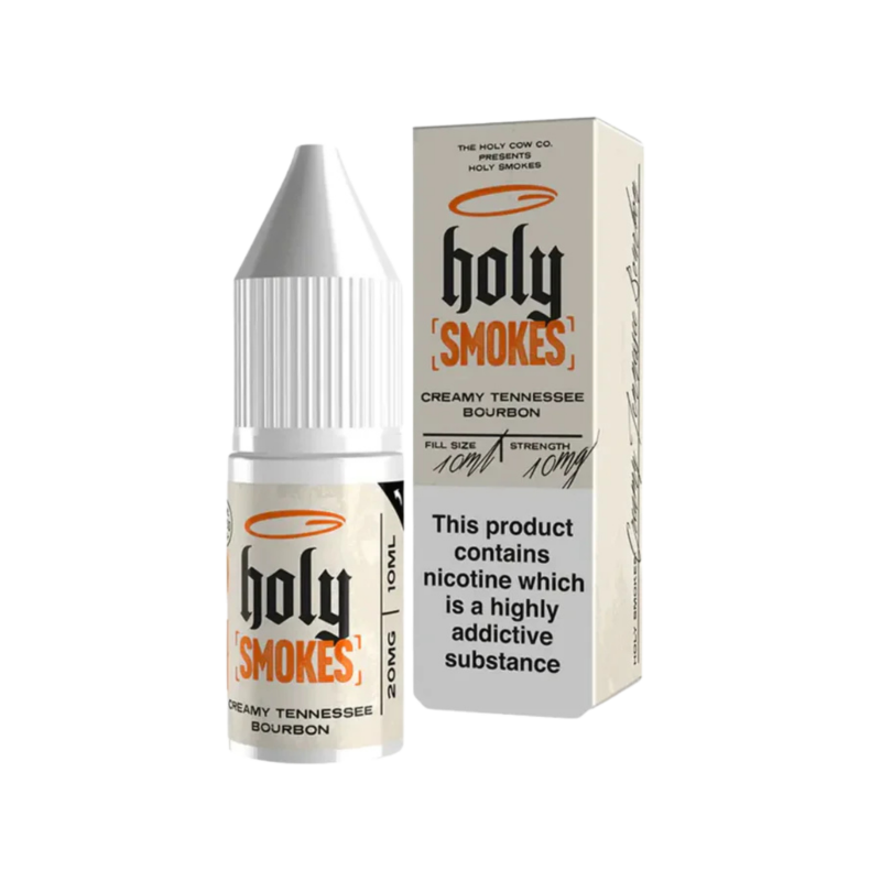 Creamy Tennessee Bourbon Nic Salt E-liquid By Holy Smokes 5 for £10