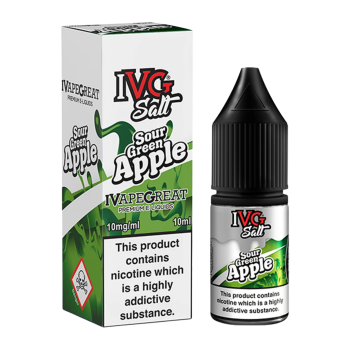 Sour Green Apple E-liquid By IVG 50/50 5 for £10