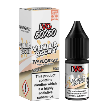 Vanilla Biscuit E-liquid By IVG 5050 5 for £10