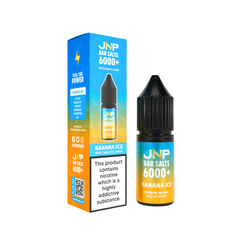 Banana Ice E-liquid By JNP Bar Salts 6000+