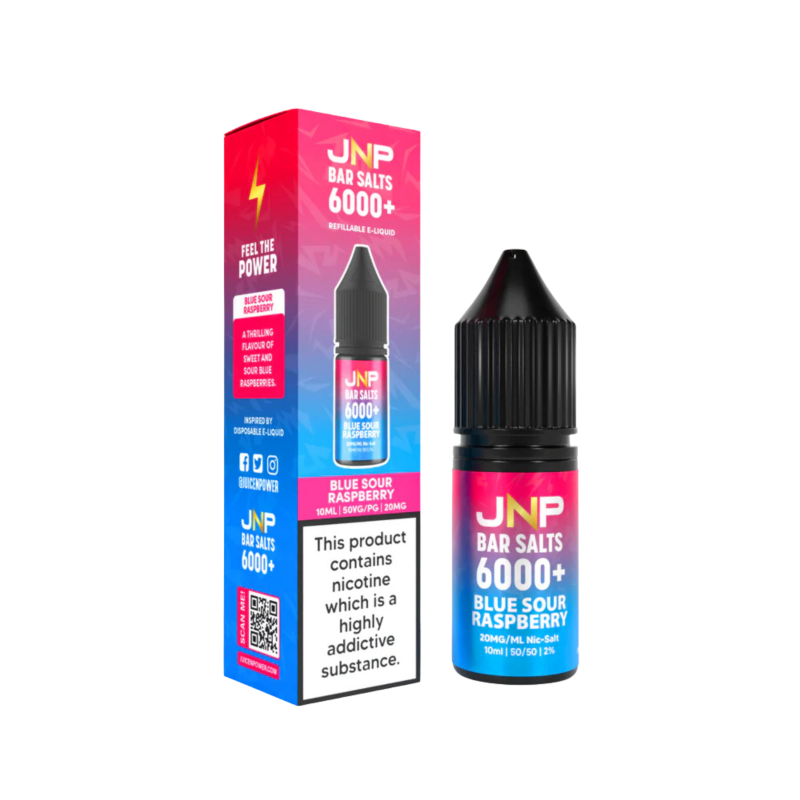 Blue Sour Raspberry E-liquid By JNP Bar Salts 6000+