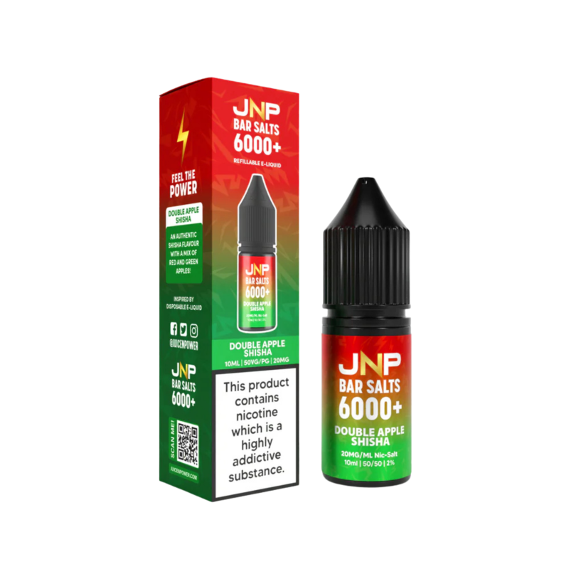 Double Apple Shisha E-liquid By JNP Bar Salts 6000+