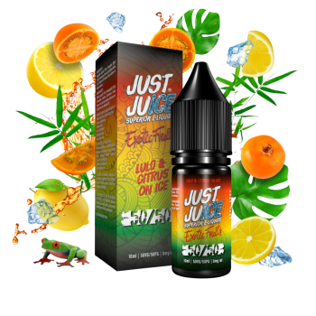 Exotic Fruits Lulo & Citrus On Ice Nic Salt E-liquid By Just Juice Only 99p