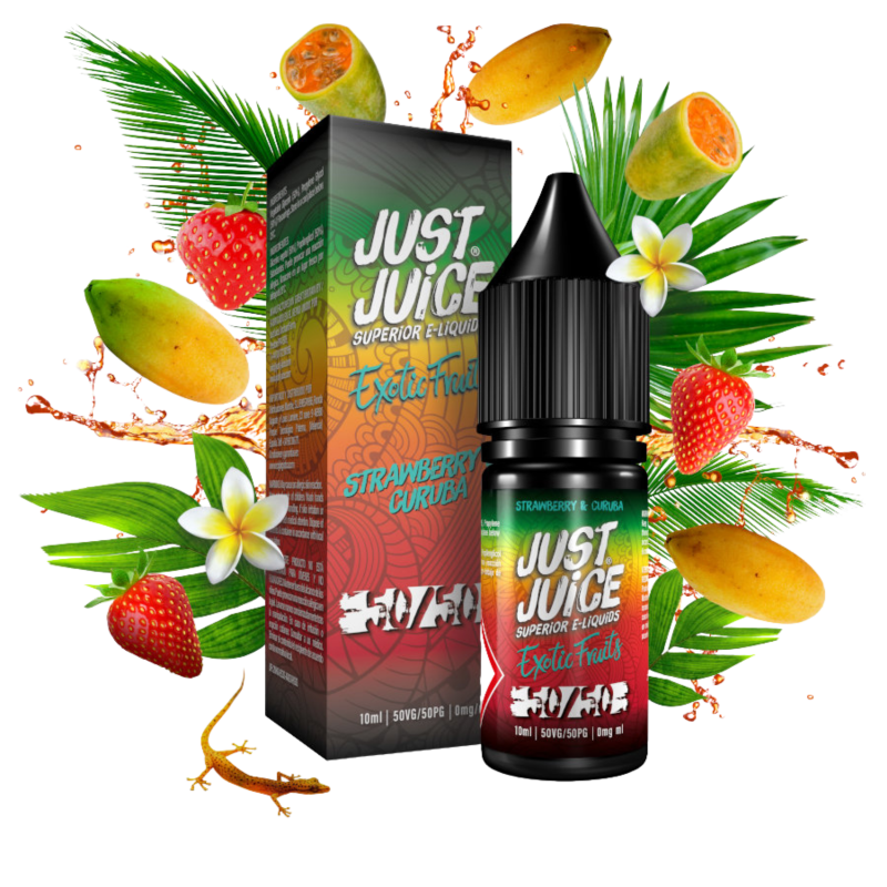 Exotic Fruits Strawberry & Curuba E-liquid By Just Juice Only 99p