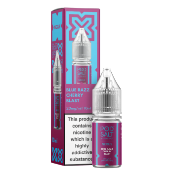Blue Razz Cherry Blast Nic Salt E-Liquid by Pod Salt Nexus