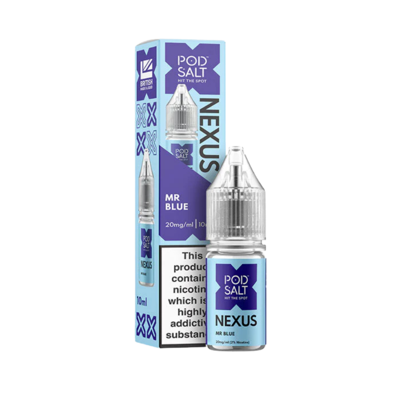 Mr Blue Nic Salt E-Liquid by Pod Salt Nexus