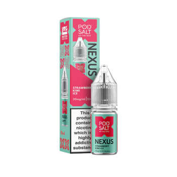Strawberry Kiwi Ice Nic Salt E-Liquid by Pod Salt Nexus