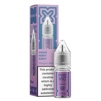Grape Berry Burst Nic Salt E-Liquid by Pod Salt Nexus