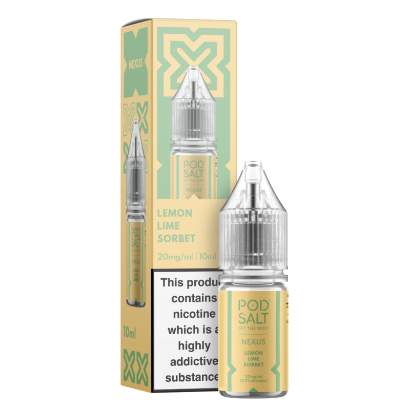 Lemon Lime Sorbet E-Liquid by Pod Salt Nexus only 99p