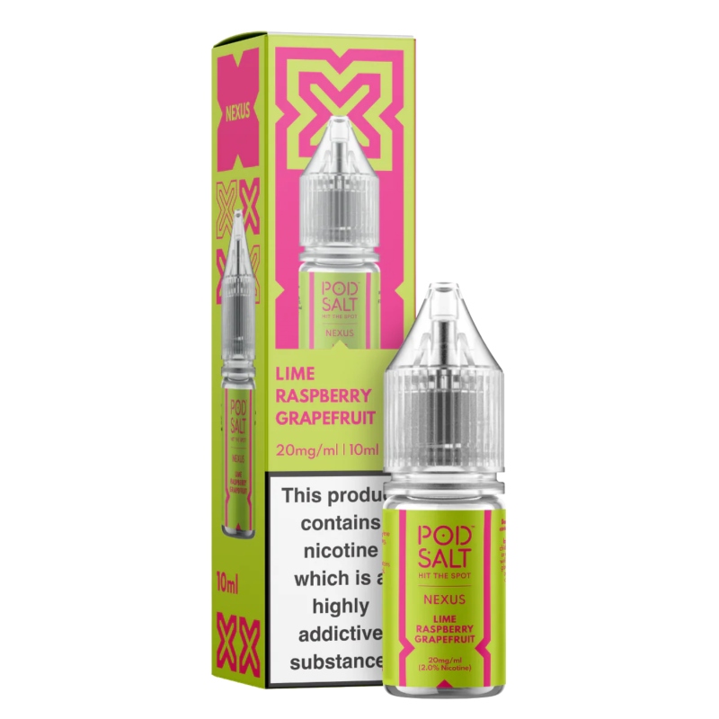 Lime Raspberry Grapefruit Nic Salt E-Liquid by Pod Salt Nexus
