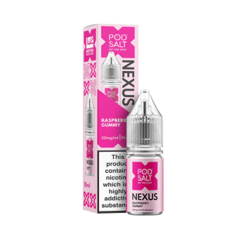 Raspberry Gummy Nic Salt E-Liquid by Pod Salt Nexus