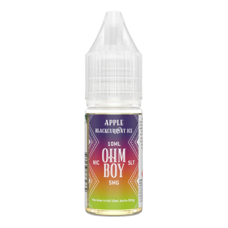 Apple Blackcurrant Ice Nic Salt E-liquid By Ohm Boy SLT only 99p