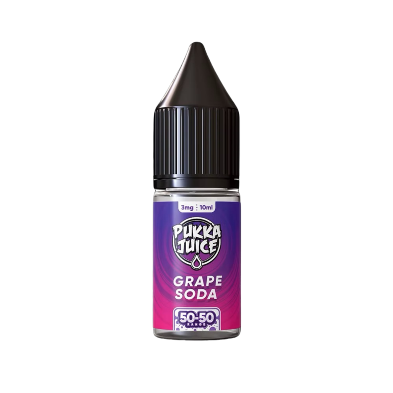 Grape Soda E-liquid By Pukka Juice 50:50 4 for £10