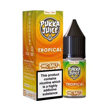 Tropical Nic Salt E-liquid By Pukka Juice 4 for £10