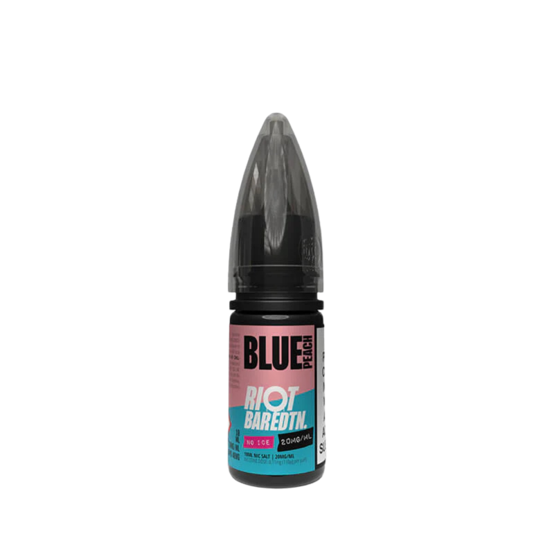 No Ice Blue Peach Nic Salt E-liquid By Riot BAR EDTN 5 for £10