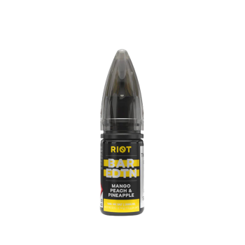 Mango, Peach & Pineapple Nic Salt E-liquid By Riot BAR EDTN 5 for £10
