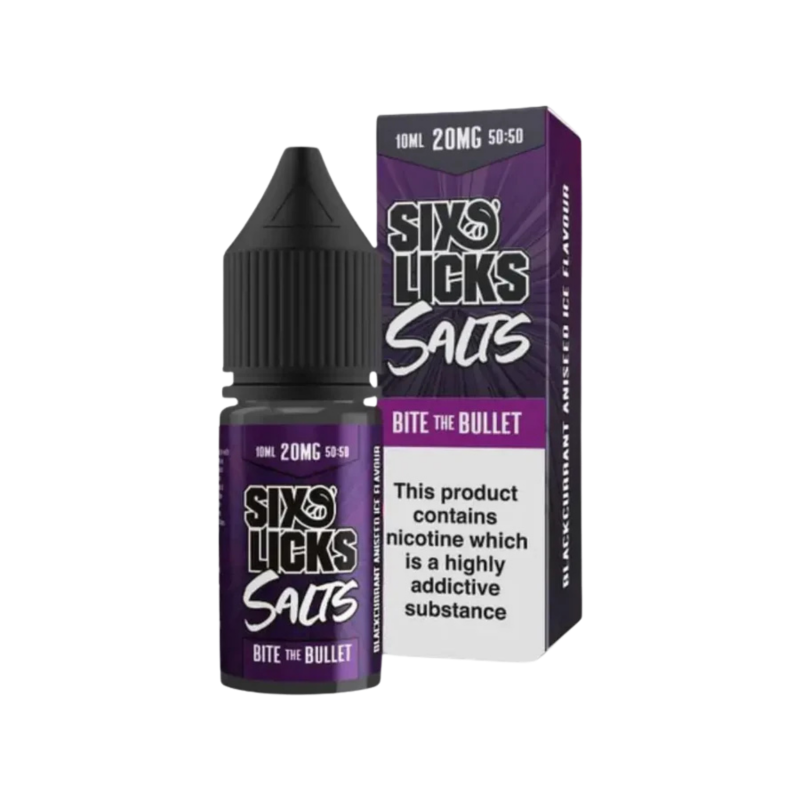 Bite the Bullet Nic Salt E-Liquid by Six Licks Salts