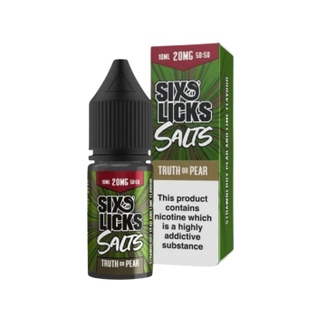 Truth or Pear Nic Salt E-Liquid by Six Licks Salts