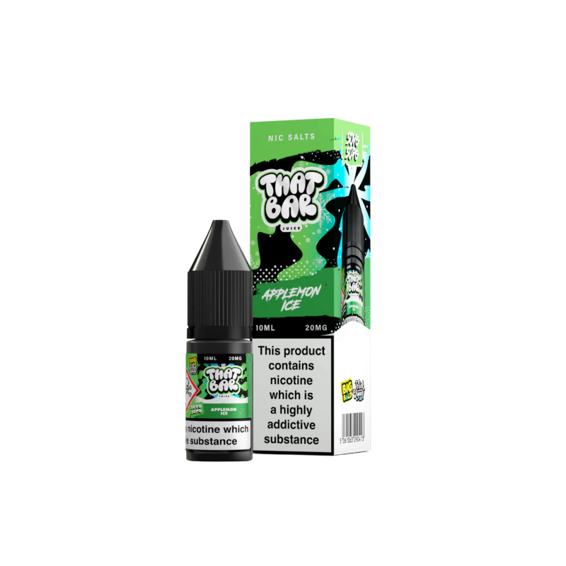 Applemon Ice Nic Salt E-liquid By That Bar Juice 5 for £10