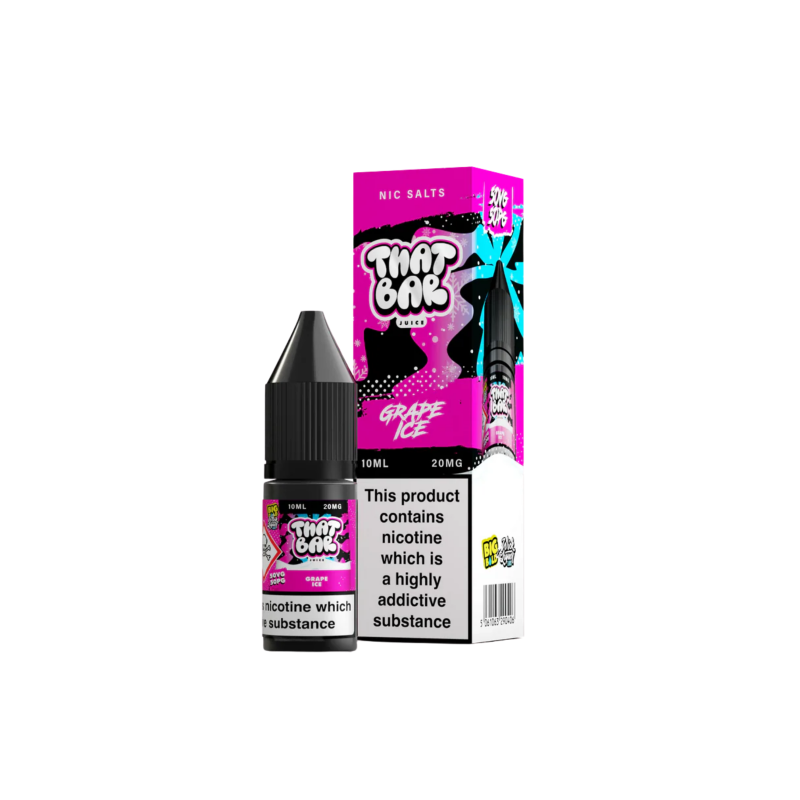 Grape Ice Nic Salt E-liquid By That Bar Juice 5 for £10 (TBJGI) by www.modfog.co.uk