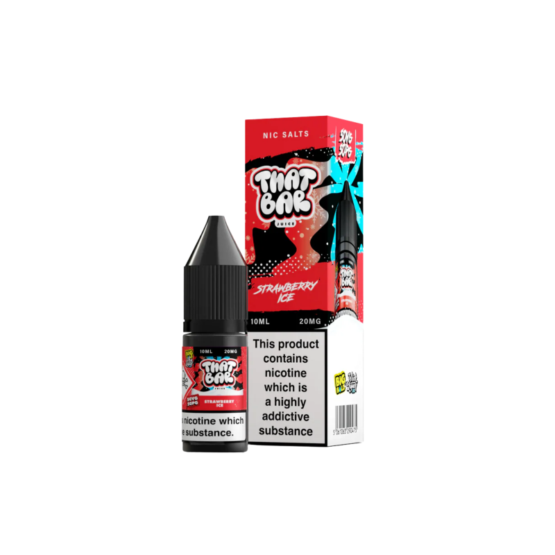 Strawberry Ice Nic Salt E-liquid By That Bar Juice 5 for £10