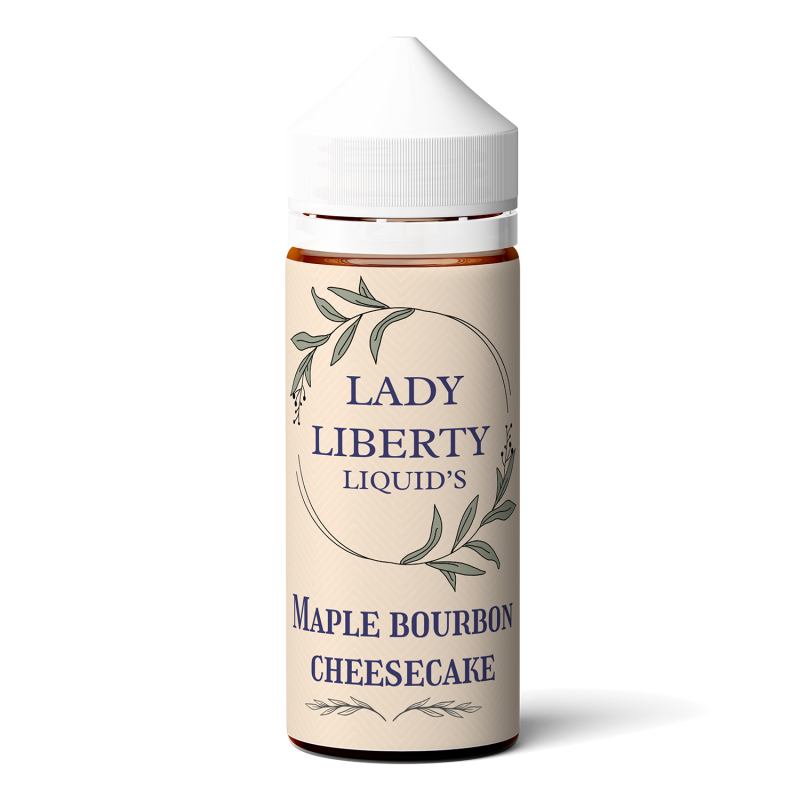 Maple Bourbon Cheesecake Shortfill E-liquid by Lady Liberty's Liquids 100ml