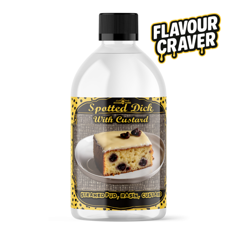 Spotted Dick With Custard by Flavour Craver Bottle-Shots (FCBS-SD) by www.modfog.co.uk