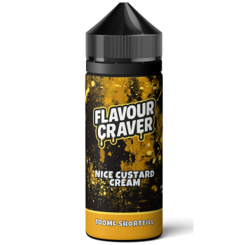 Nice Custard Cream Shortfill E-liquid by Flavour Craver 100ml
