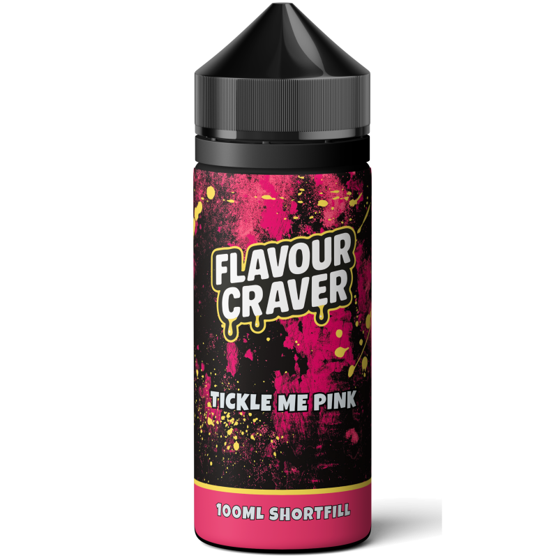 Tickle Me Pink Shortfill E-liquid by Flavour Craver 100ml