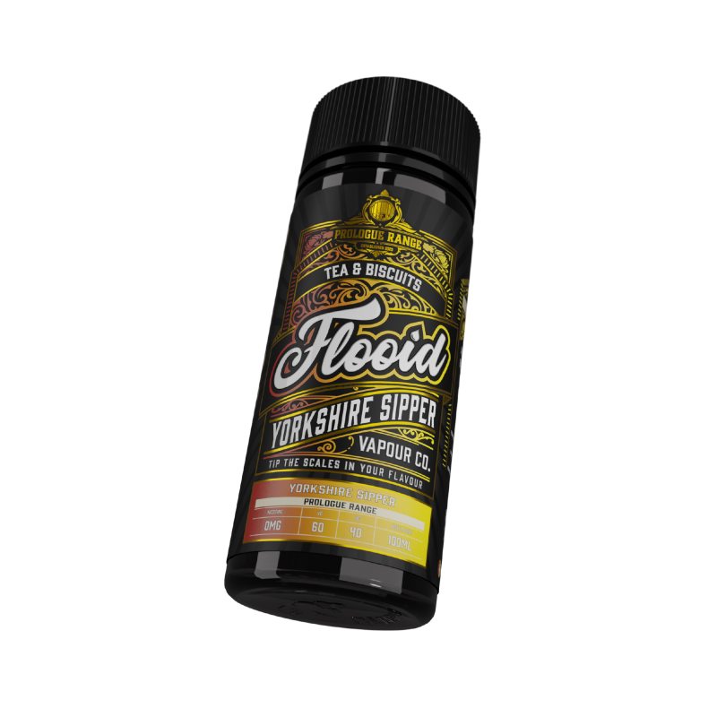 Yorkshire Sipper Shortfill E-liquid by Flooid Vapour Co.100ml Award Winning