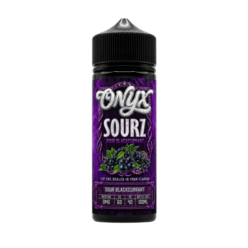Sour Blackcurrant Shortfill E-liquid by Onyx Sourz 100ml