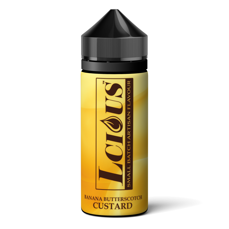 Banana Butterscotch Custard E-liquid by Lcious Flavours 100ml