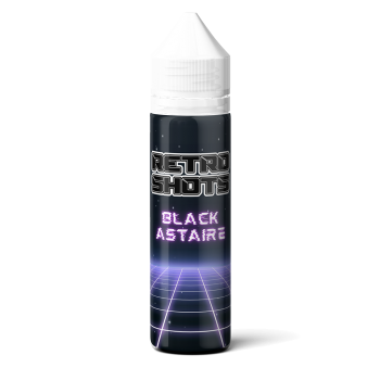 Black Astaire Retro Shot Longfill E-liquid by Modfog 20ml/60ml