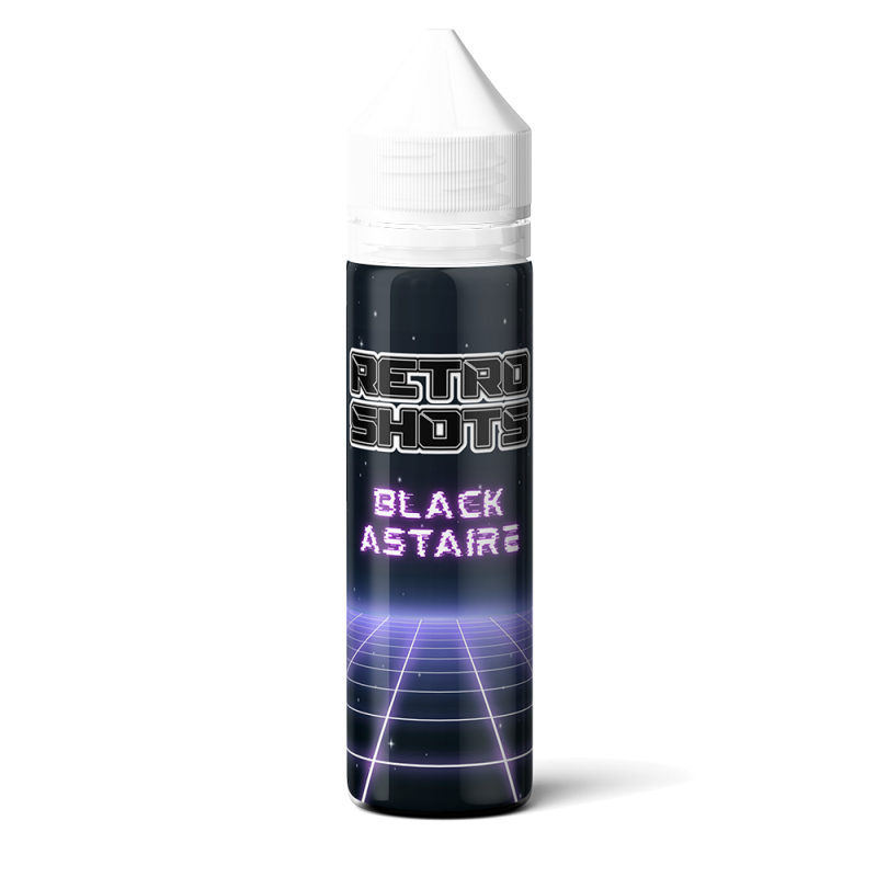 Black Astaire Retro Shot Longfill E-liquid by Modfog 20ml/60ml