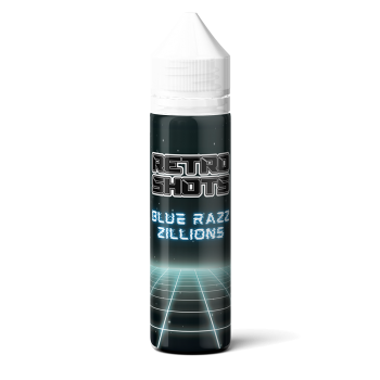 Blue Razz Zillions Retro Shot Longfill E-liquid by Modfog 20ml/60ml