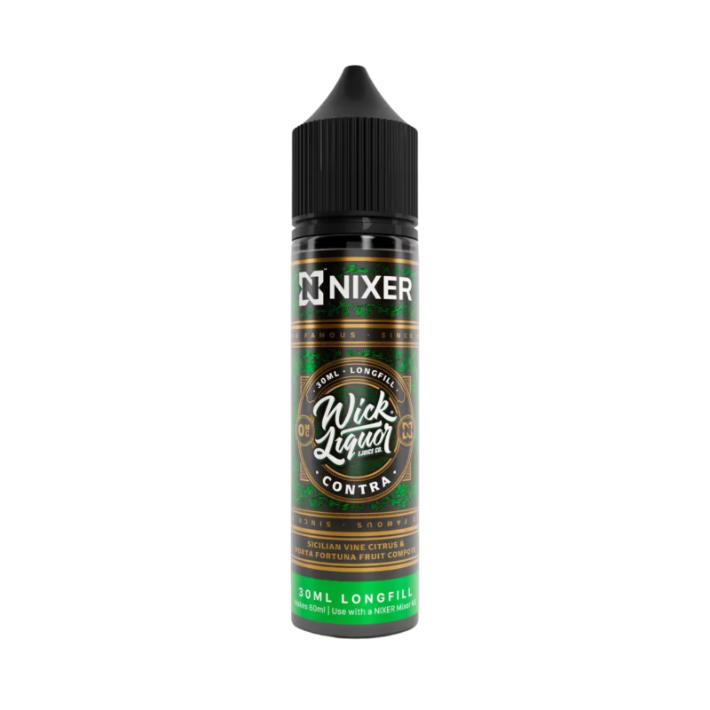 Contra Longfill E-liquid by Nixer x Wick Liquor