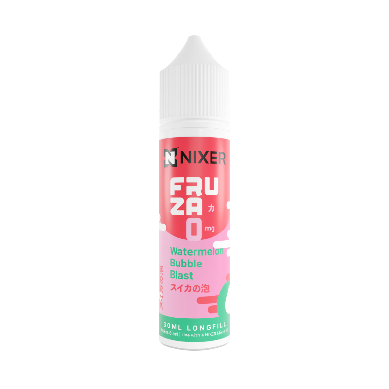 Watermelon Bubble Blast Longfill E-Liquid By Nixer X Fruza