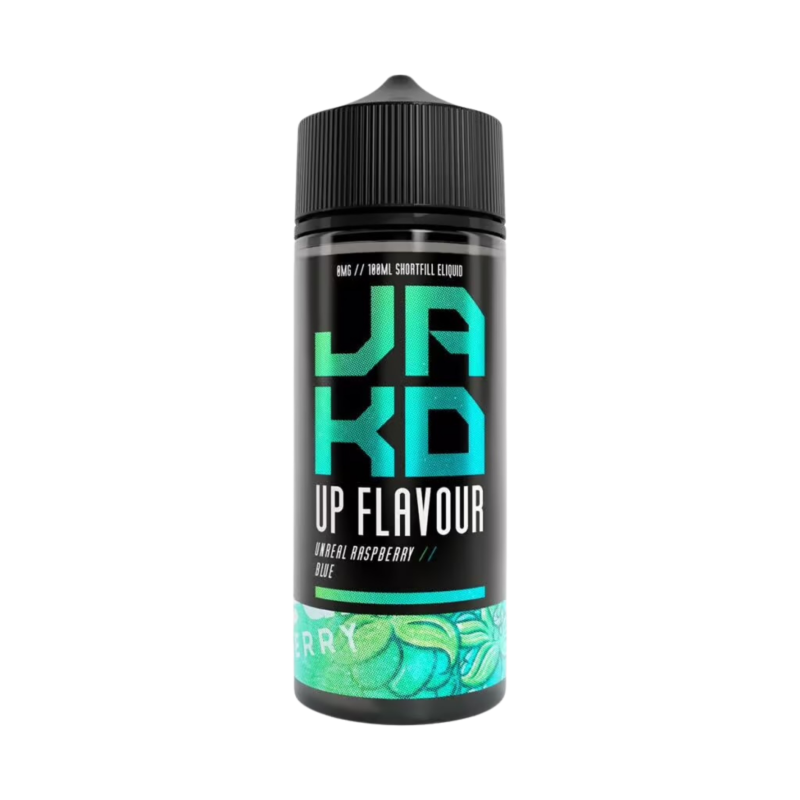 Unreal Raspberry Blue Shortfill E-liquid By Jak'd 100ml