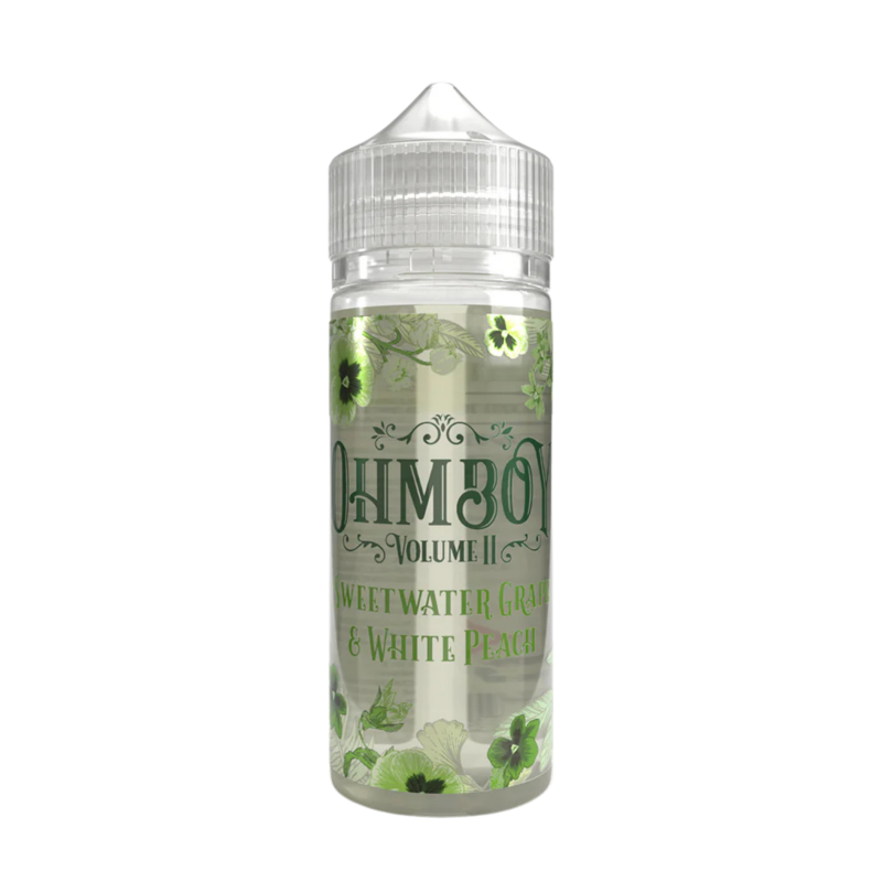 Sweetwater Grape & White Peach Shortfill E-liquid By Ohm Boy Volume II 100ml