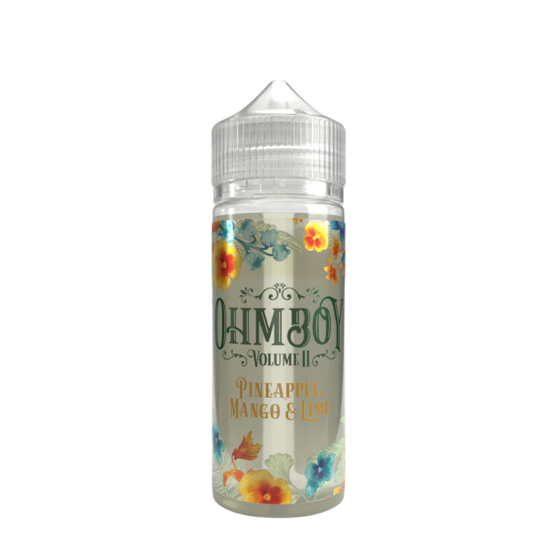 Pineapple, Mango & Lime Shortfill E-liquid By Ohm Boy Volume II 100ml