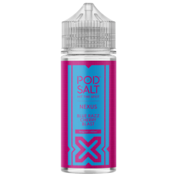 Blue Razz Cherry Blast Shortfill E-liquid By Pod Salt Nexus 100ml
