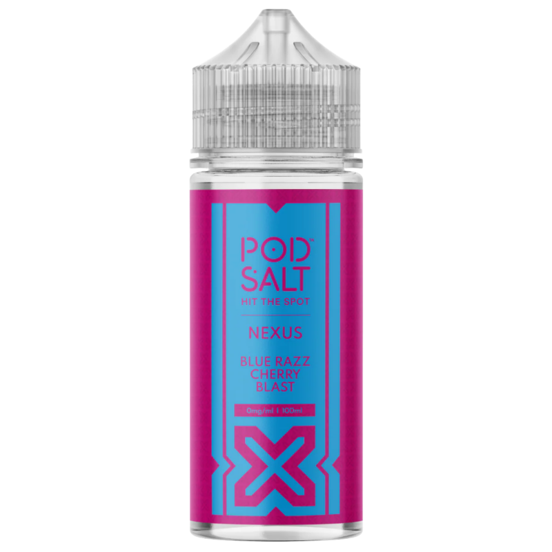 Blue Razz Cherry Blast Shortfill E-liquid By Pod Salt Nexus 100ml