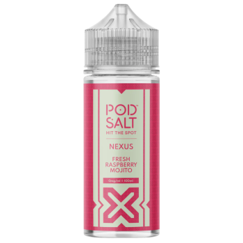 Fresh Raspberry Mojito Shortfill E-liquid By Pod Salt Nexus 100ml