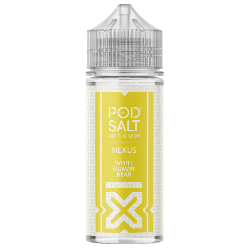 White Gummy Bear Shortfill E-liquid By Pod Salt Nexus 100ml