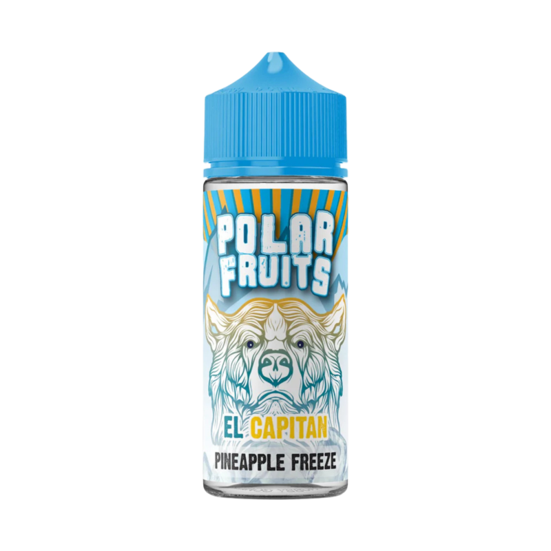 El Capitan Pineapple Freeze Shortfill E-liquid By Polar Fruits 100ml