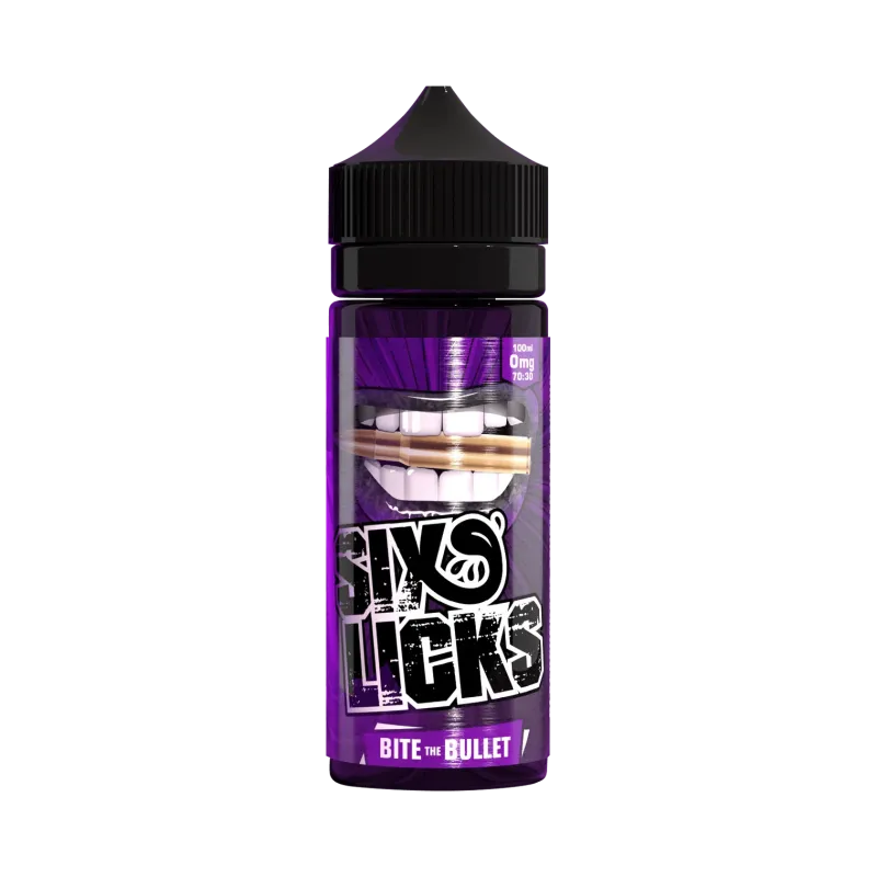 Bite the Bullet Shortfill E-liquid By Six Licks 100ml